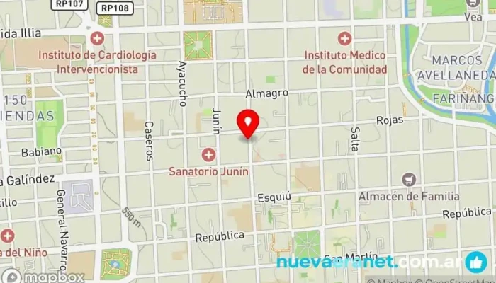 mapa de Panadería Che Paolo Panadería en San Fernando del Valle de Catamarca