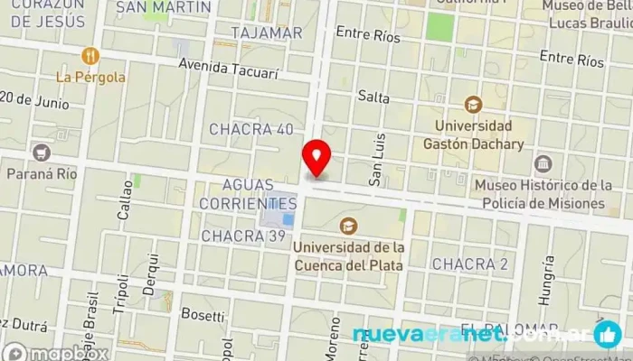 mapa de Panaderia ChikiS Panadería en Posadas