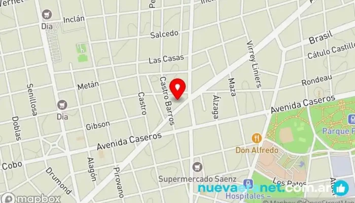 mapa de Panaderia confiteria Fran Fran Panadería en Cdad. Autónoma de Buenos Aires