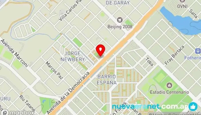 mapa de Panadería Confitería heladería Fiambrería MARCELO Panadería en Resistencia