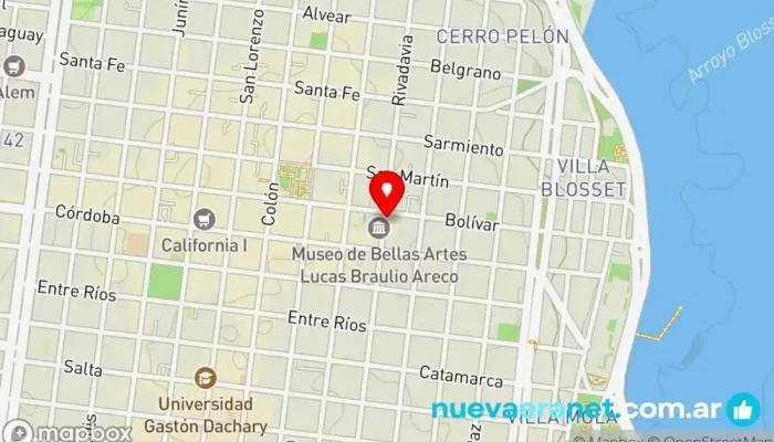 mapa de Panadería & Confitería Rotisería El Edén Panadería en Posadas