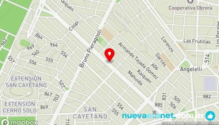mapa de Panaderia Confiteria San Cayetano Panadería en Comodoro Rivadavia