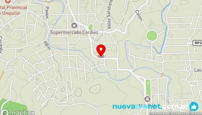 mapa de Panaderia & Confitteria Elaboracion Propia Panadería en Unquillo