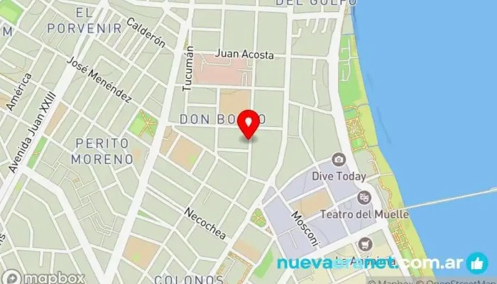 mapa de Panadería Constantino Panadería en Puerto Madryn