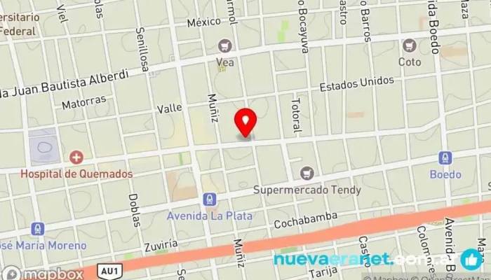 mapa de Panadería Cosas Ricas Panadería en Cdad. Autónoma de Buenos Aires