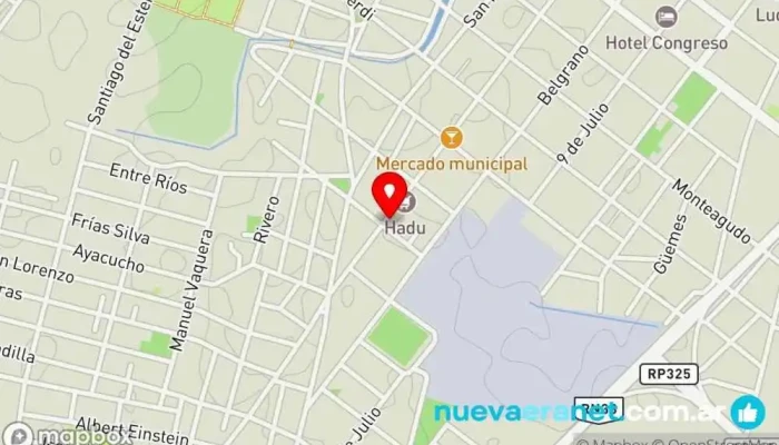 mapa de Panadería David Panadería en Monteros