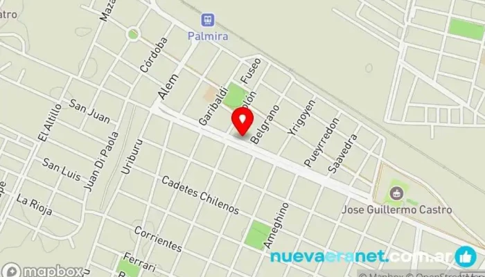 mapa de Panadería de Catalina Panadería en Palmira