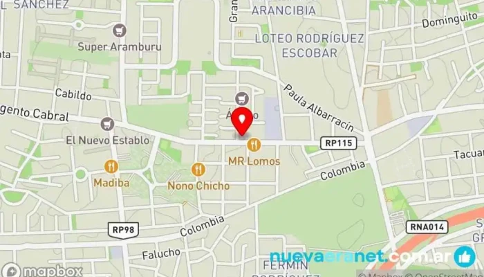 mapa de Panaderia de la abuela Panadería en San Juan