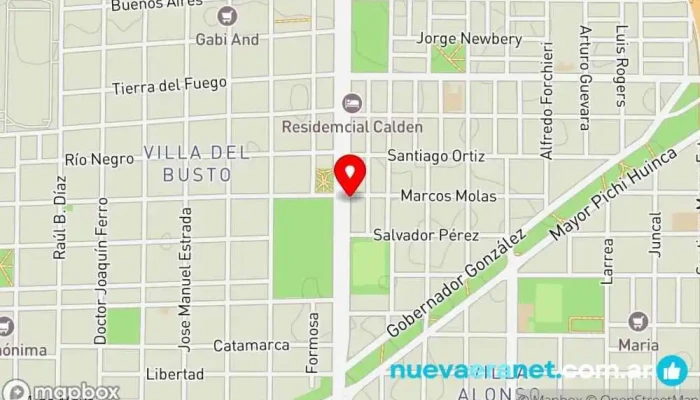 mapa de Panaderia de Reino Panadería en Santa Rosa