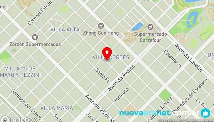 mapa de Panaderia Del Molino Panadería en Resistencia
