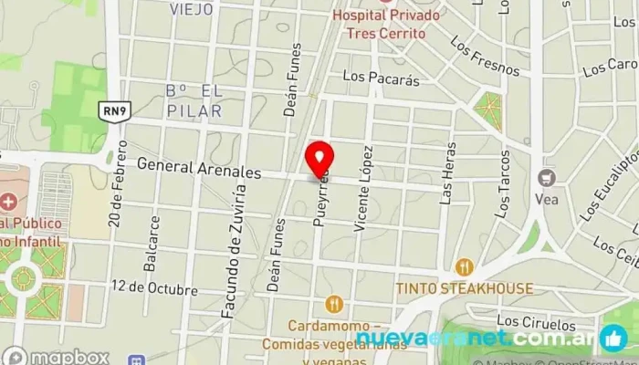 mapa de Panaderia Del Saliente Panadería en Salta