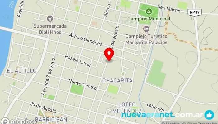 mapa de Panaderia Delice Panadería en Santa María