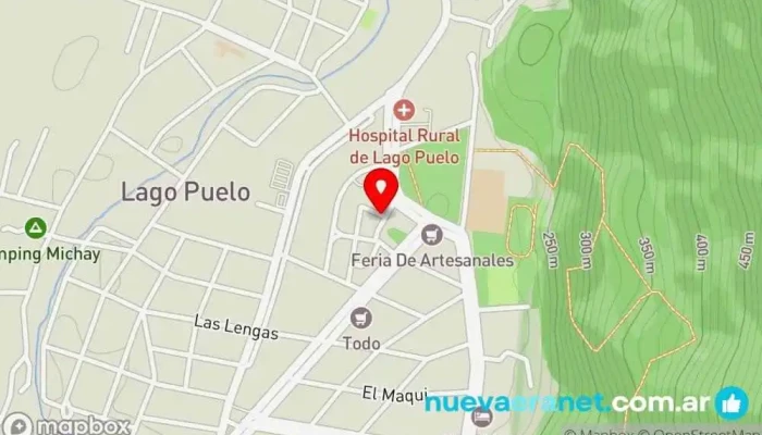 mapa de Panadería Delicias del Lago Panadería en Lago Puelo