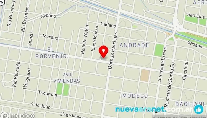 mapa de Panadería 