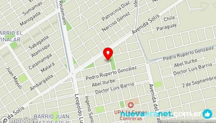 mapa de Panaderia Delicias Panadería en Santiago del Estero