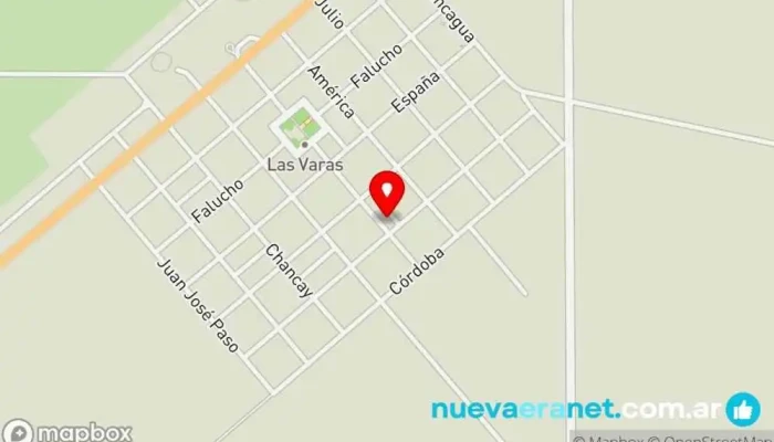 mapa de Panaderia Delsoglio Panadería en Las Varas