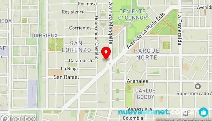 mapa de Panadería DILETTO - Mengelle Panadería en Cipolletti