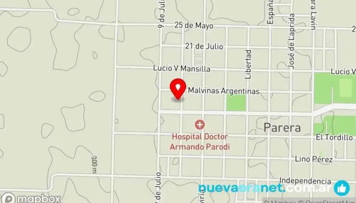 mapa de Panaderia 