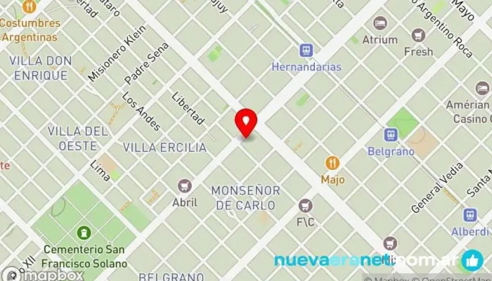 mapa de Panaderia Don Humberto Panadería en Resistencia