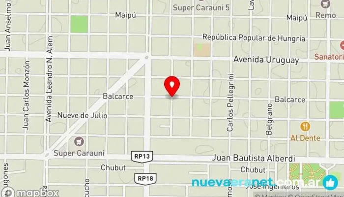 mapa de Panaderia Don Jose Panadería en Villa Angela