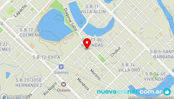 mapa de Panadería Don Juan Panadería en Fontana