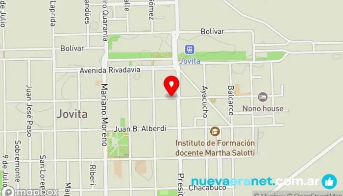 mapa de Panadería Don Juan Panadería en Jovita