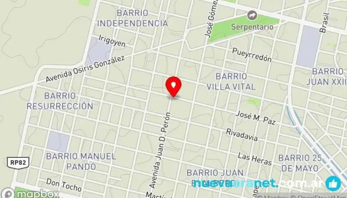 mapa de Panaderia 