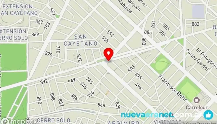 mapa de Panadería Don Ramón Panadería en Comodoro Rivadavia