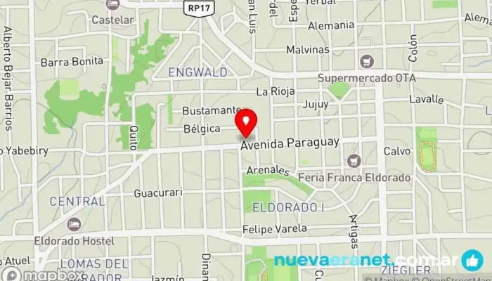 mapa de Panadería DOÑA ELIDA Panadería en Eldorado