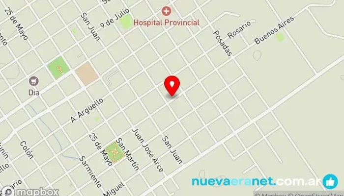 mapa de Panaderia Doña poli Panadería en San Luis del Palmar