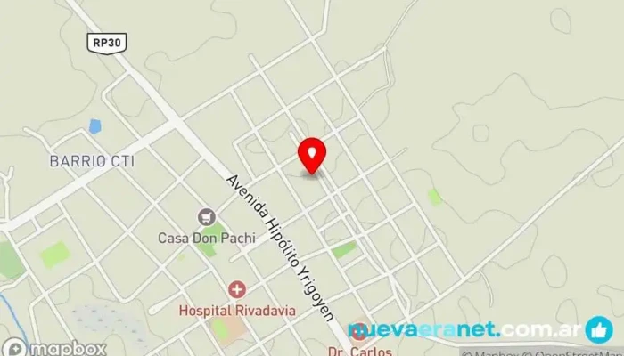 mapa de Panaderia Doña Rita Panadería en Colonias Unidas