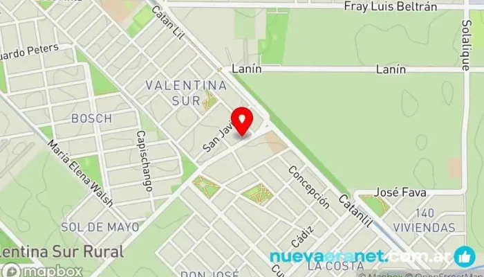 mapa de Panaderia Dulce Grecia Panadería en Q8300BQF