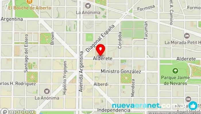mapa de panadería Dulce Panadería en Neuquén