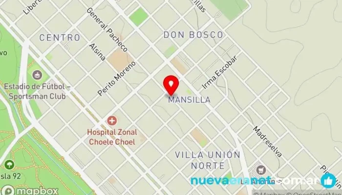 mapa de Panadería Dulce Tentación 2 Panadería en Choele-choel