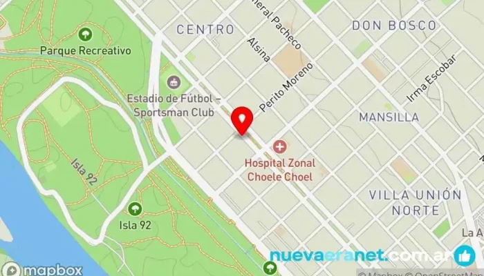 mapa de Panadería Dulce Tentación Panadería en Choele-choel