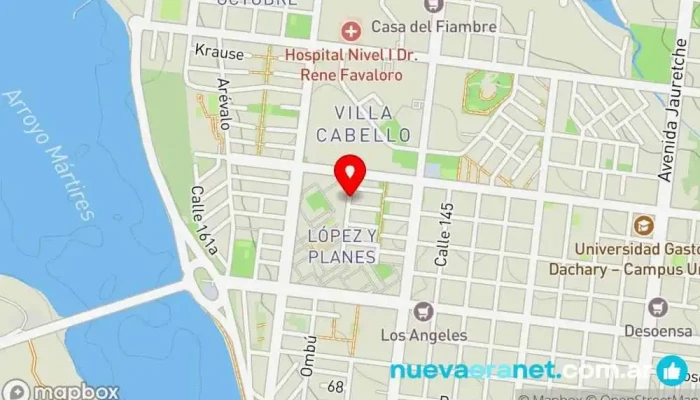 mapa de Panadería Dulceres Panadería en Posadas