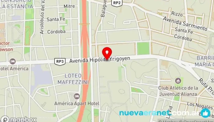 mapa de Panaderia Dulces Tentaciones Panadería en Santa Lucía