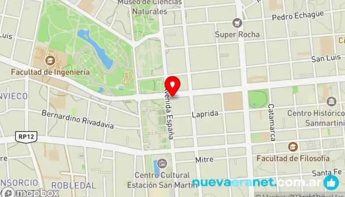 mapa de Panadería DulZuras Panadería en J5400ART