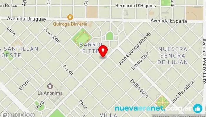 mapa de Panaderia El Alba Panadería en Santa Rosa