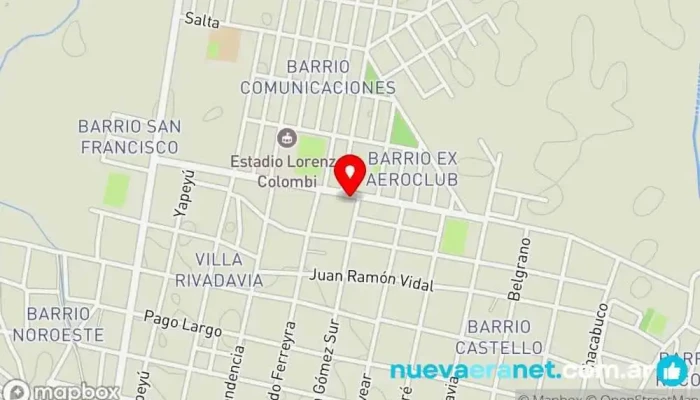 mapa de Panadería 