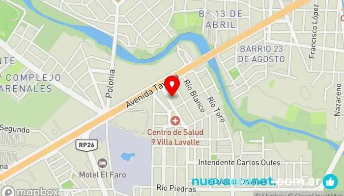 mapa de Panadería El Buen Pan Panadería en Salta