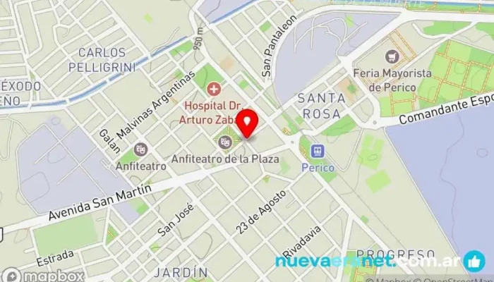 mapa de Panadería El Cañon Panadería en Perico