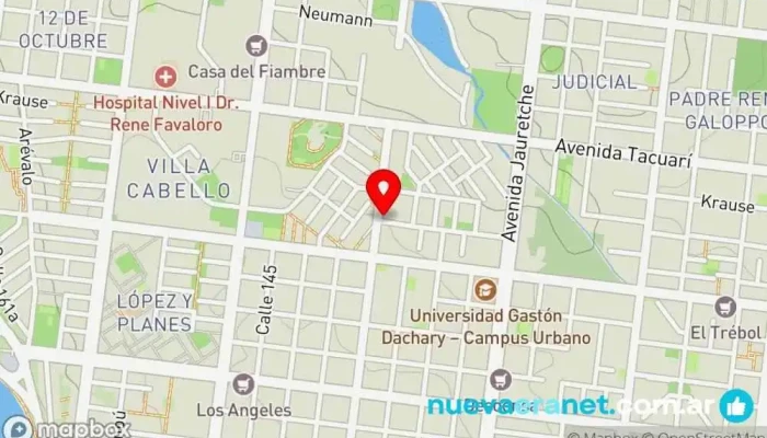 mapa de Panaderia El Caserito Panadería en Posadas