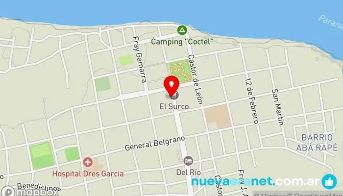 mapa de Panadería El Dorado Comercio en Itatí