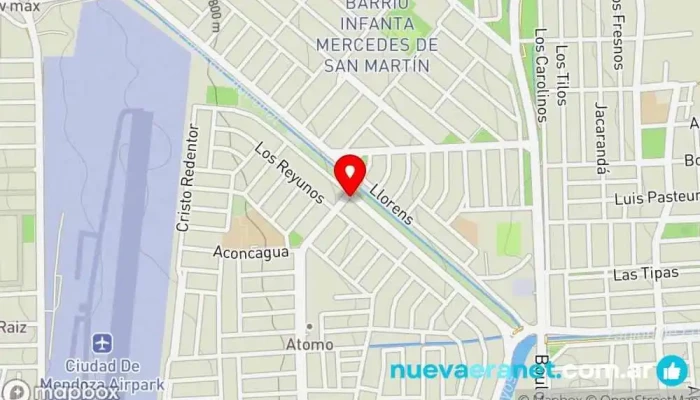 mapa de Panadería El Gallego Panadería en Las Heras