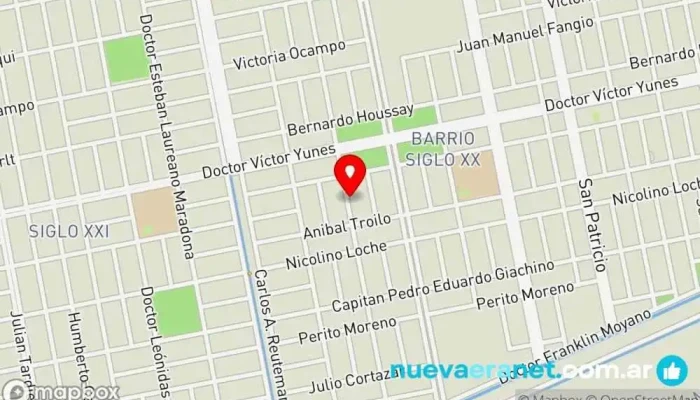 mapa de Panadería el gordo buby Panadería en Santiago del Estero