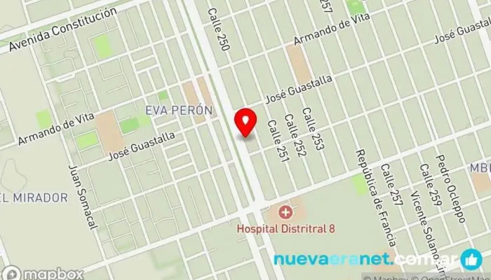 mapa de Panadería el Greco Panadería en Formosa