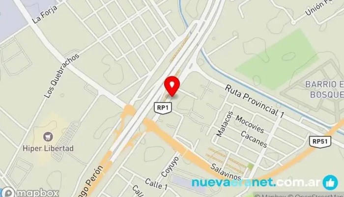 mapa de Panaderia El Maestro Panadería en La Banda