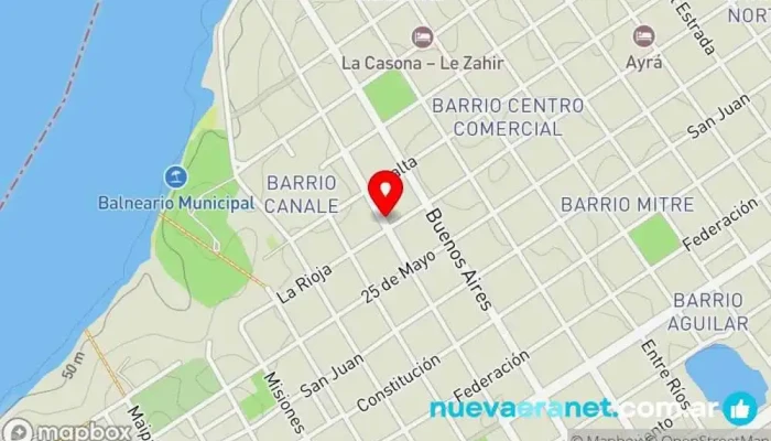 mapa de Panaderia El Molino Panadería en Bella Vista