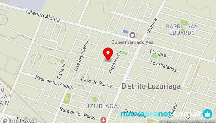mapa de Panadería El Molino Panadería en Maipú